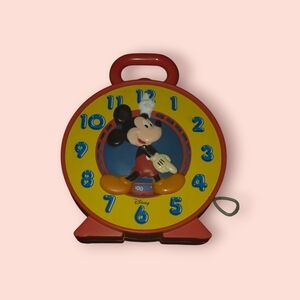 1981 Mattel Disney Mickey Mouse Talking Time Clock.